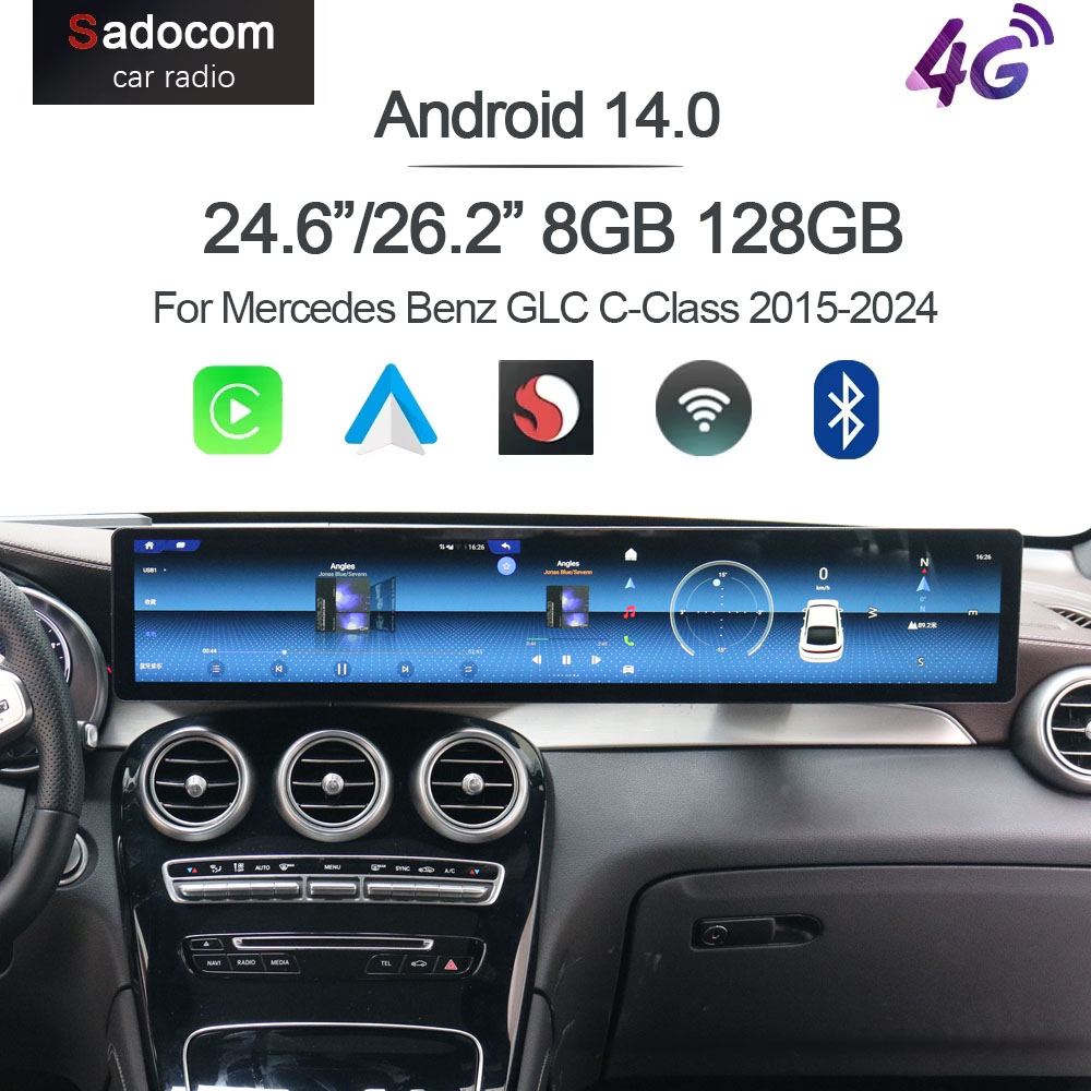 Khadas Vim4 8Gb - Reprodutor Multimídia Qualcomm CarPlay 24.6'/26.2' Android