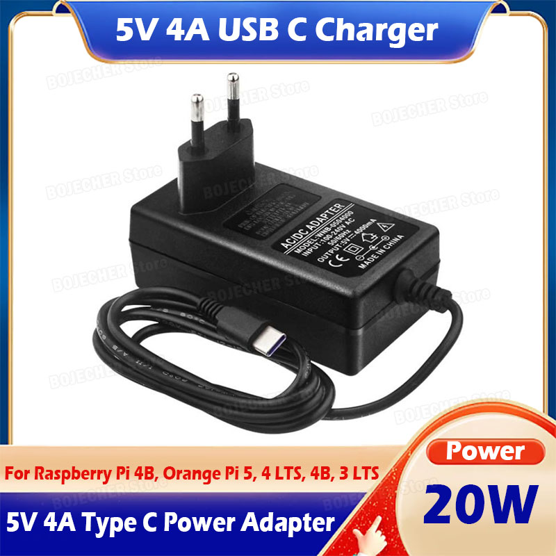 Carregador USB C 5V 4A para Ra - Banana Pi Bpi-M5 avaliação e preço