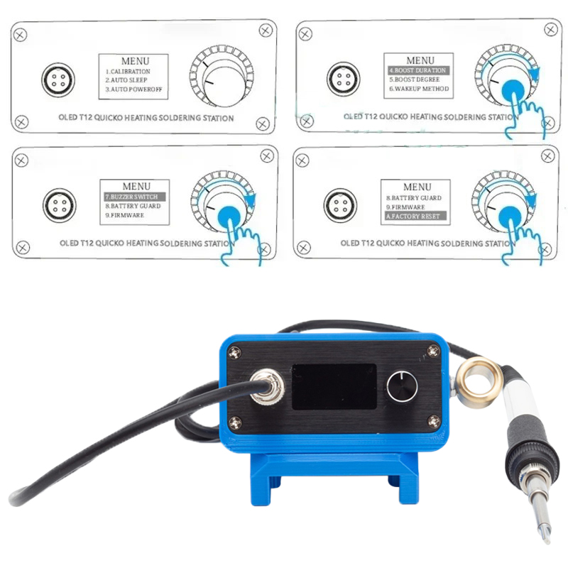 Estação de solda T12 com ferro - Soldering Station T12 Oled avaliação e preço