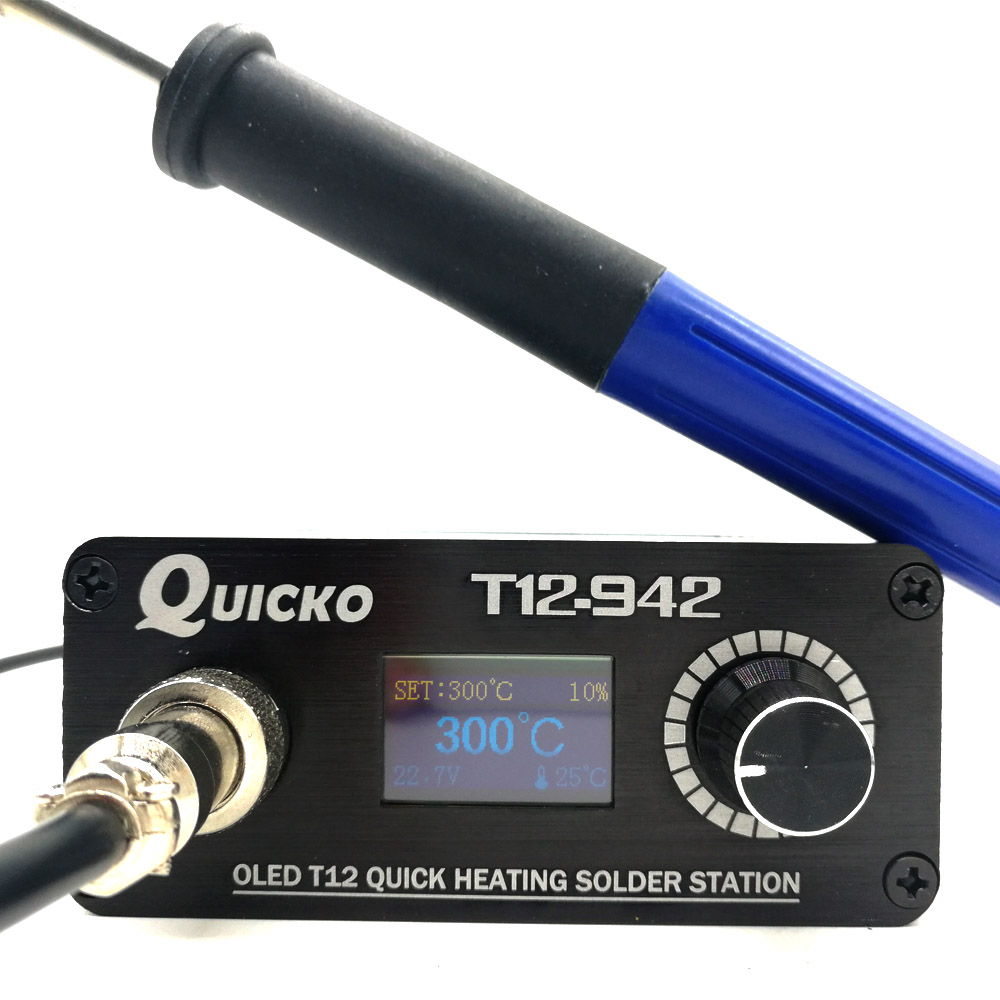 QUICKO MINI T12 STC OLED Estaç - Soldering Station T12 Oled avaliação e preço