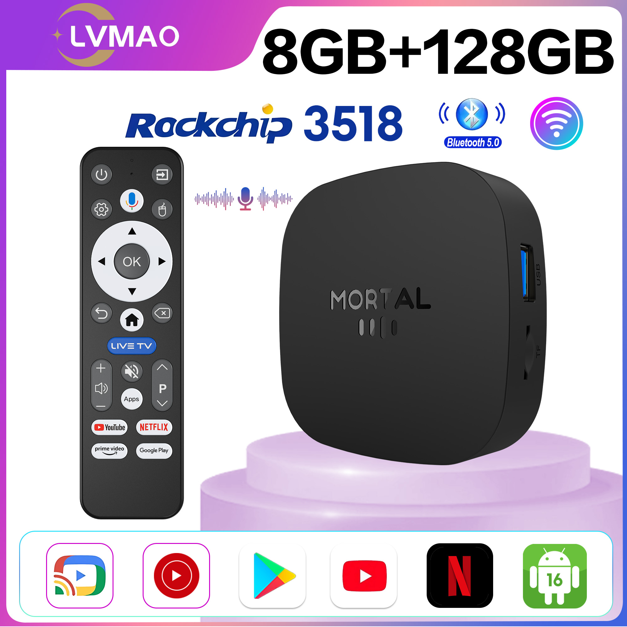 NOVA TV BOX T1+ RK3518 Smart T - Khadas Vim4 8Gb avaliação e preço