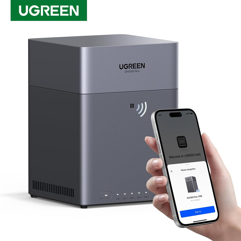 UGREEN NAS DH4300 Plus Capacid - Khadas Vim4 8Gb avaliação e preço